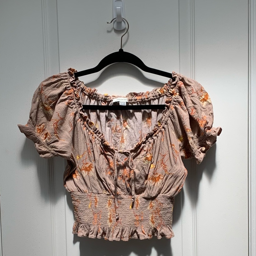 AMERICAN EAGLE OUTFITTERS | Off-Shoulder Crop Top